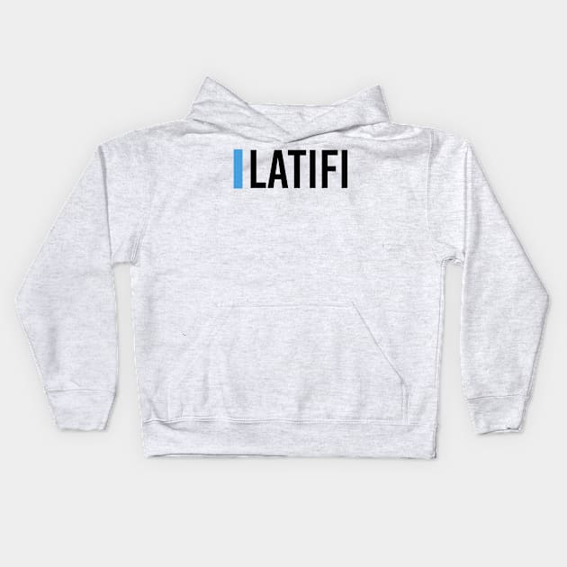 Nicholas Latifi Driver Name - 2022 Season #2 Kids Hoodie by GreazyL